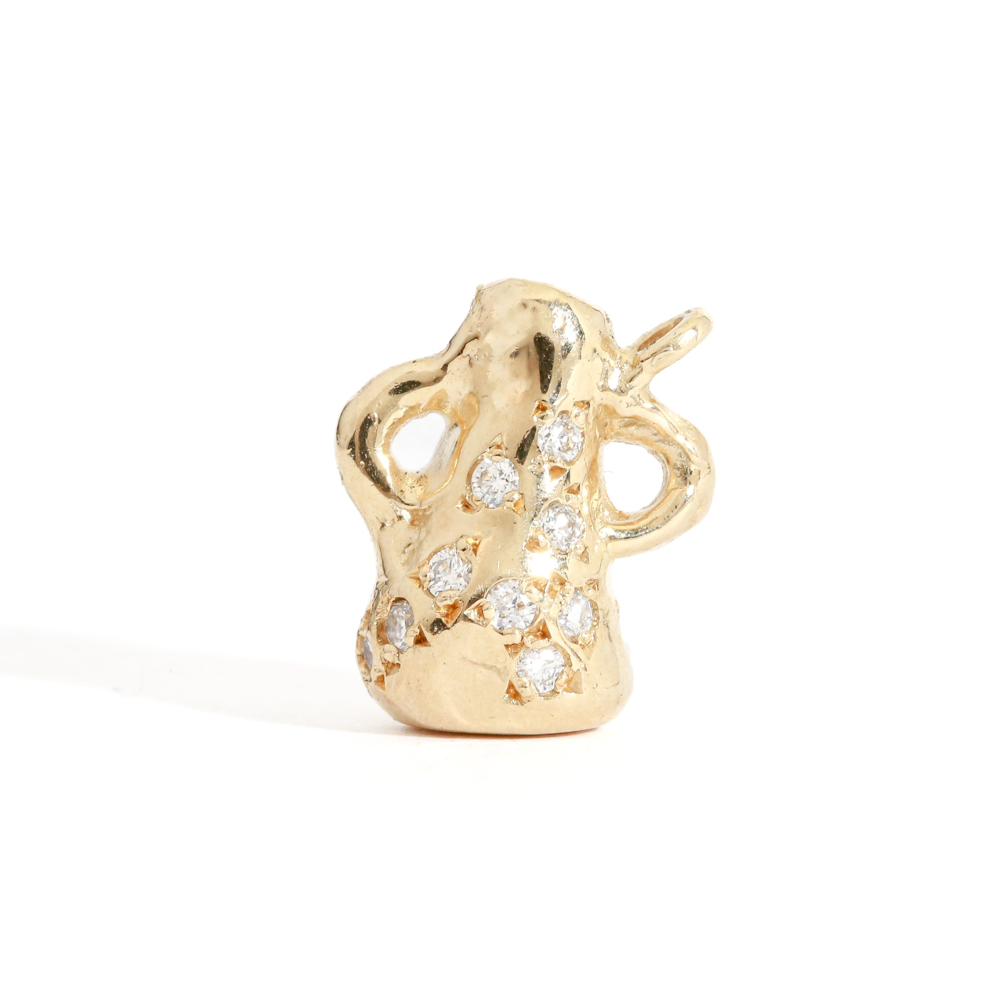 gold diamond charm