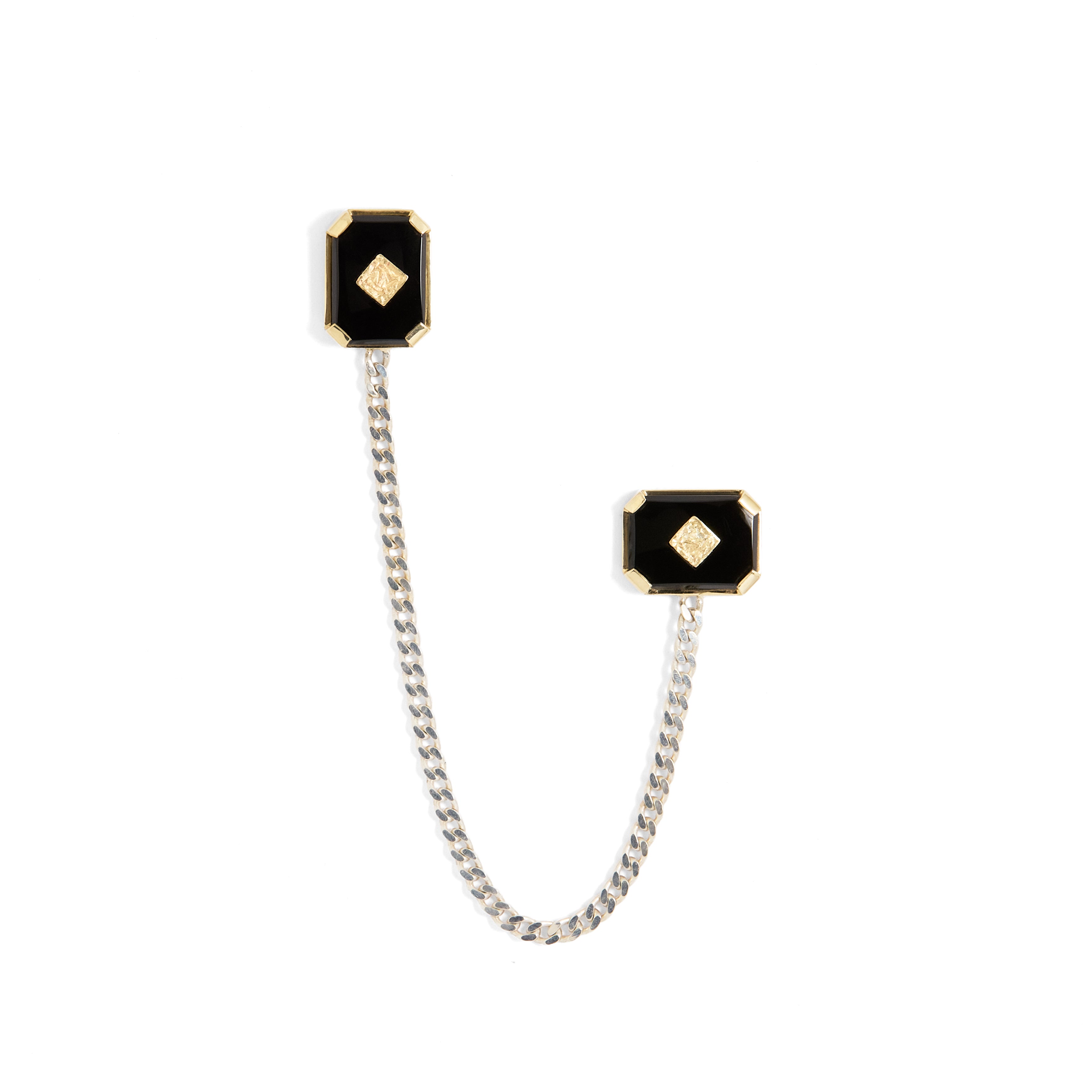 Onyx Brooch