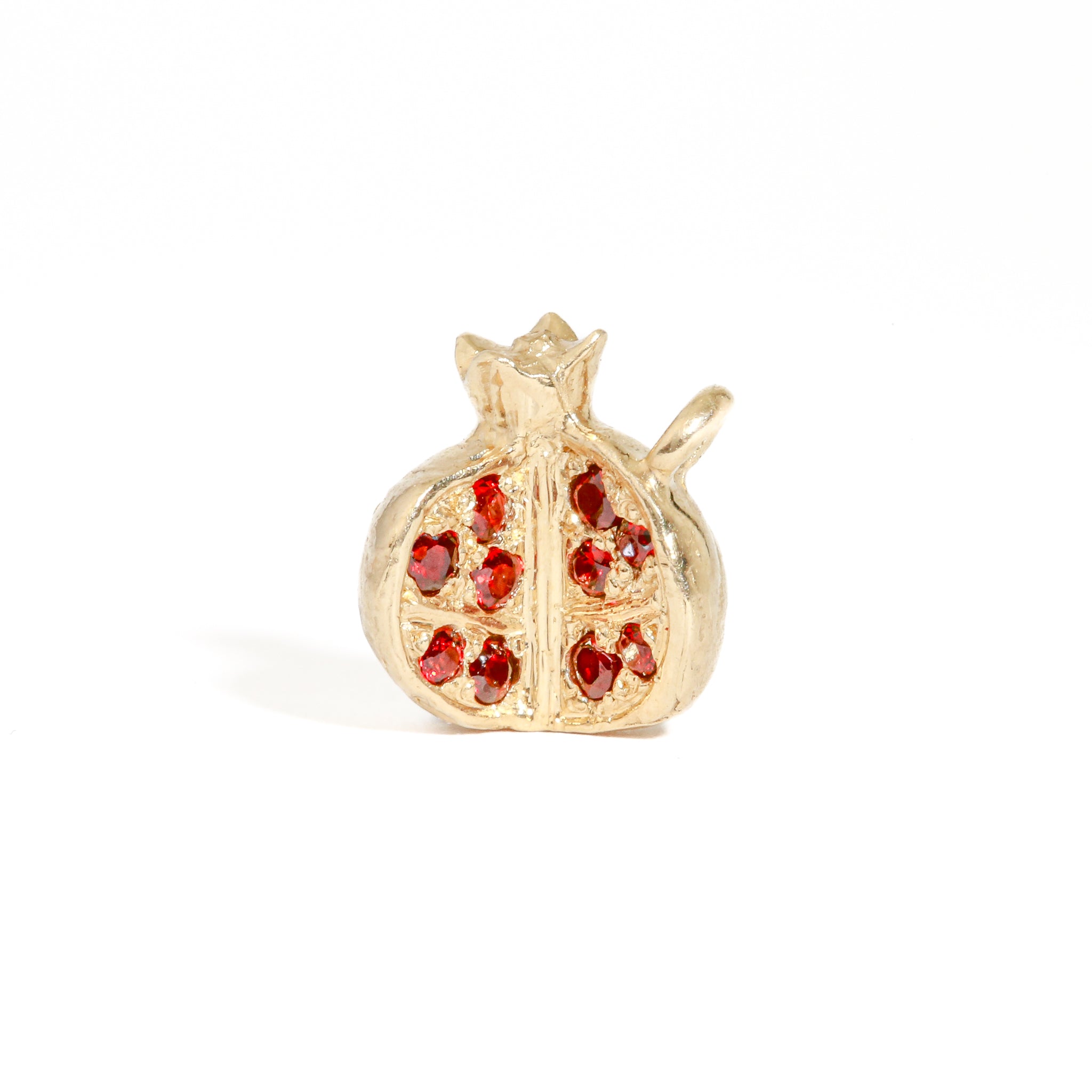 gold fruit charm