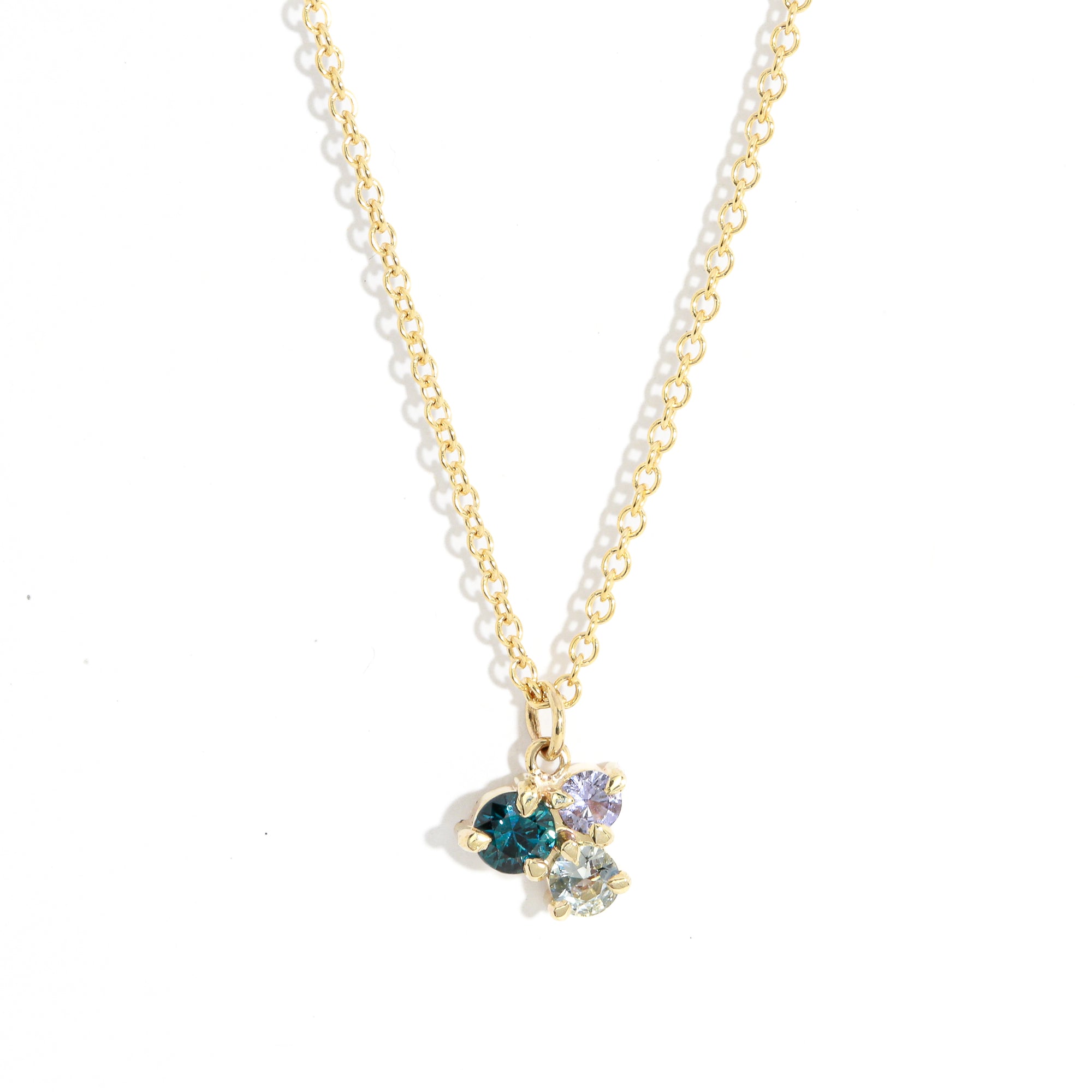 Splendour Lilac Sapphire Necklace