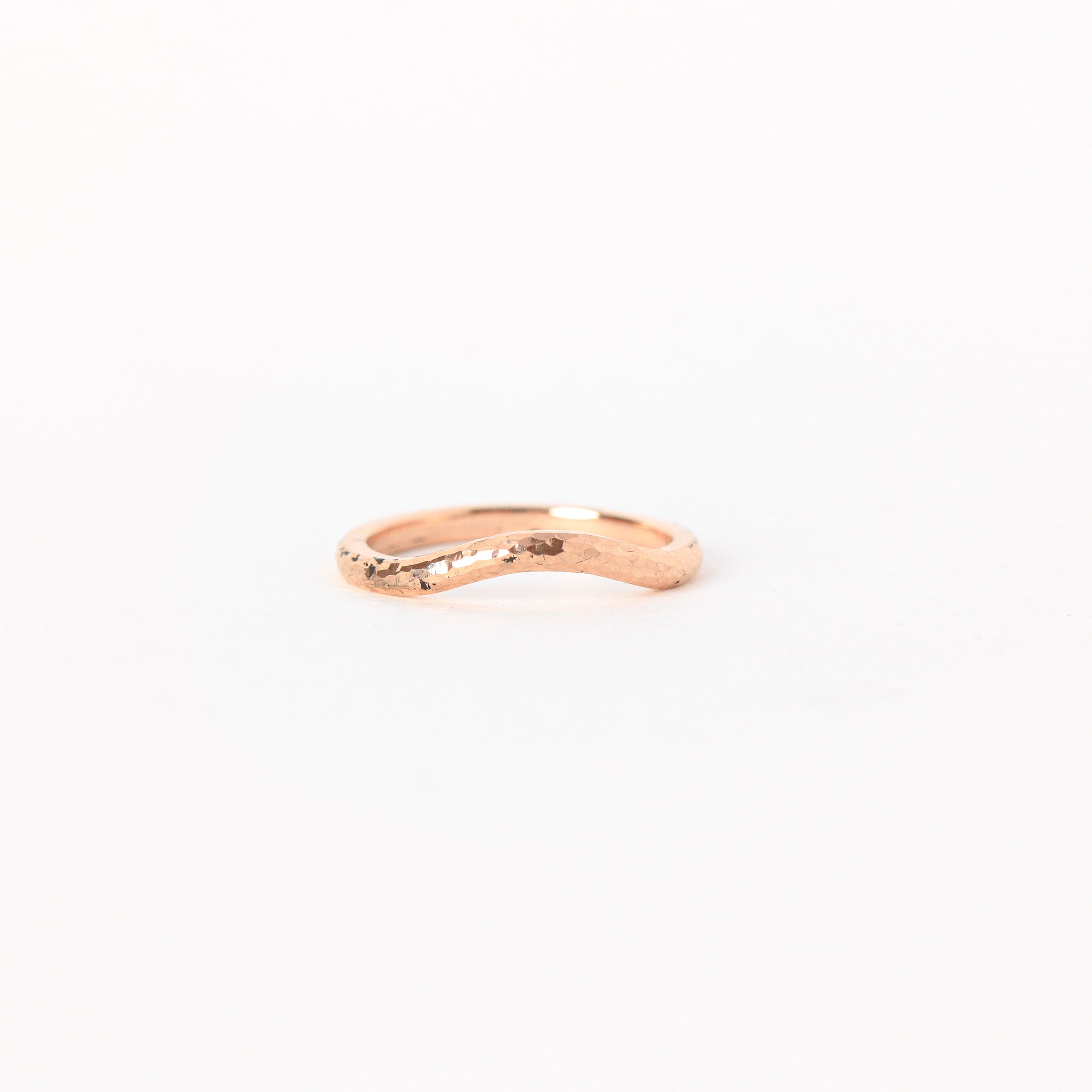 18ct Rose Gold Twist Wedding Ring By Jacqueline & Edward |  notonthehighstreet.com