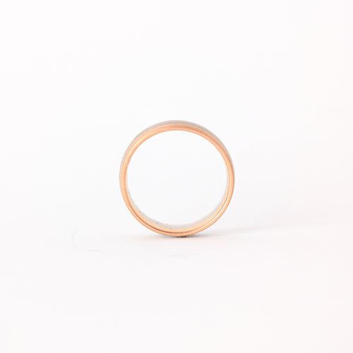 Handmade Wedding Band in 18ct White and Rose Gold