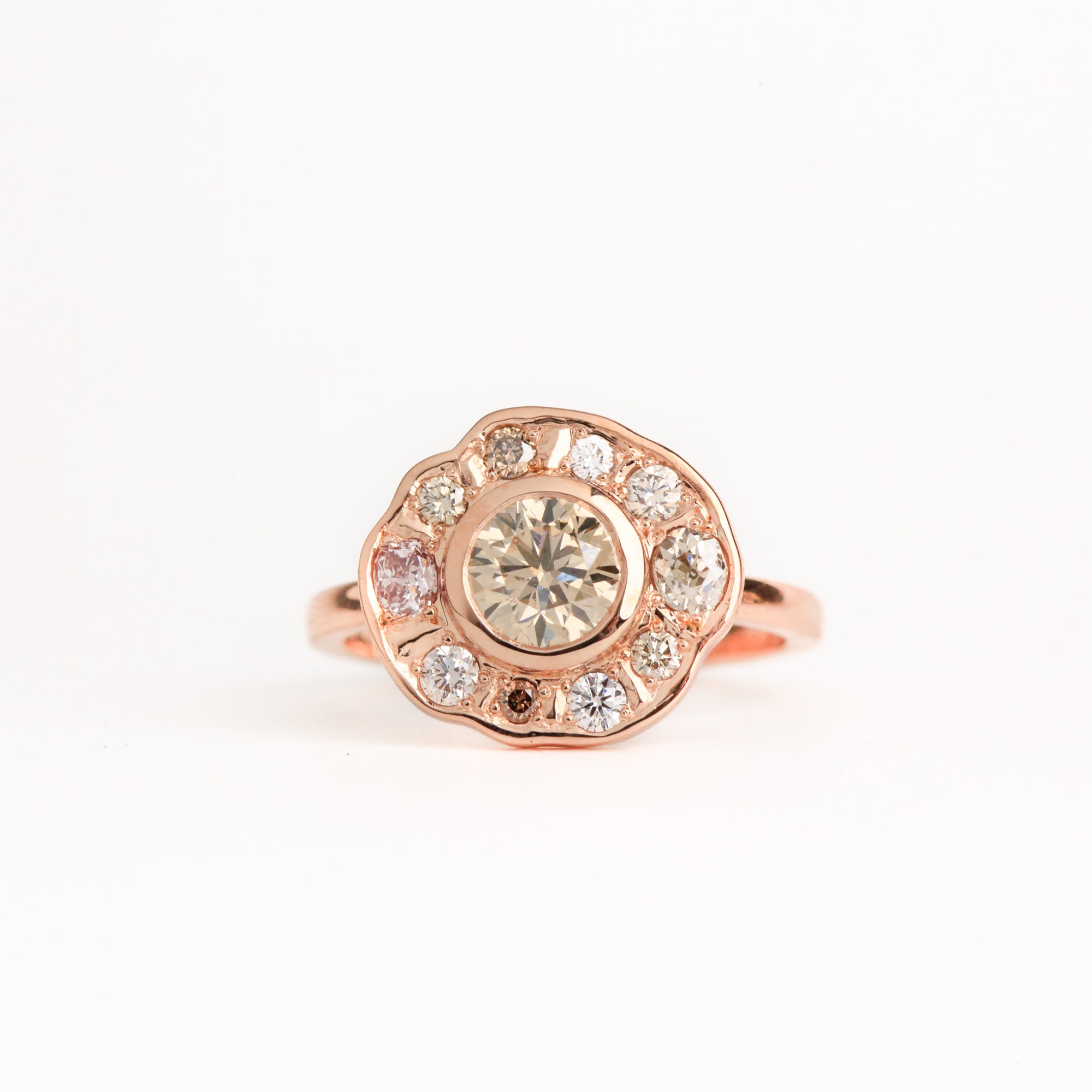 Sundial Diamond Ring