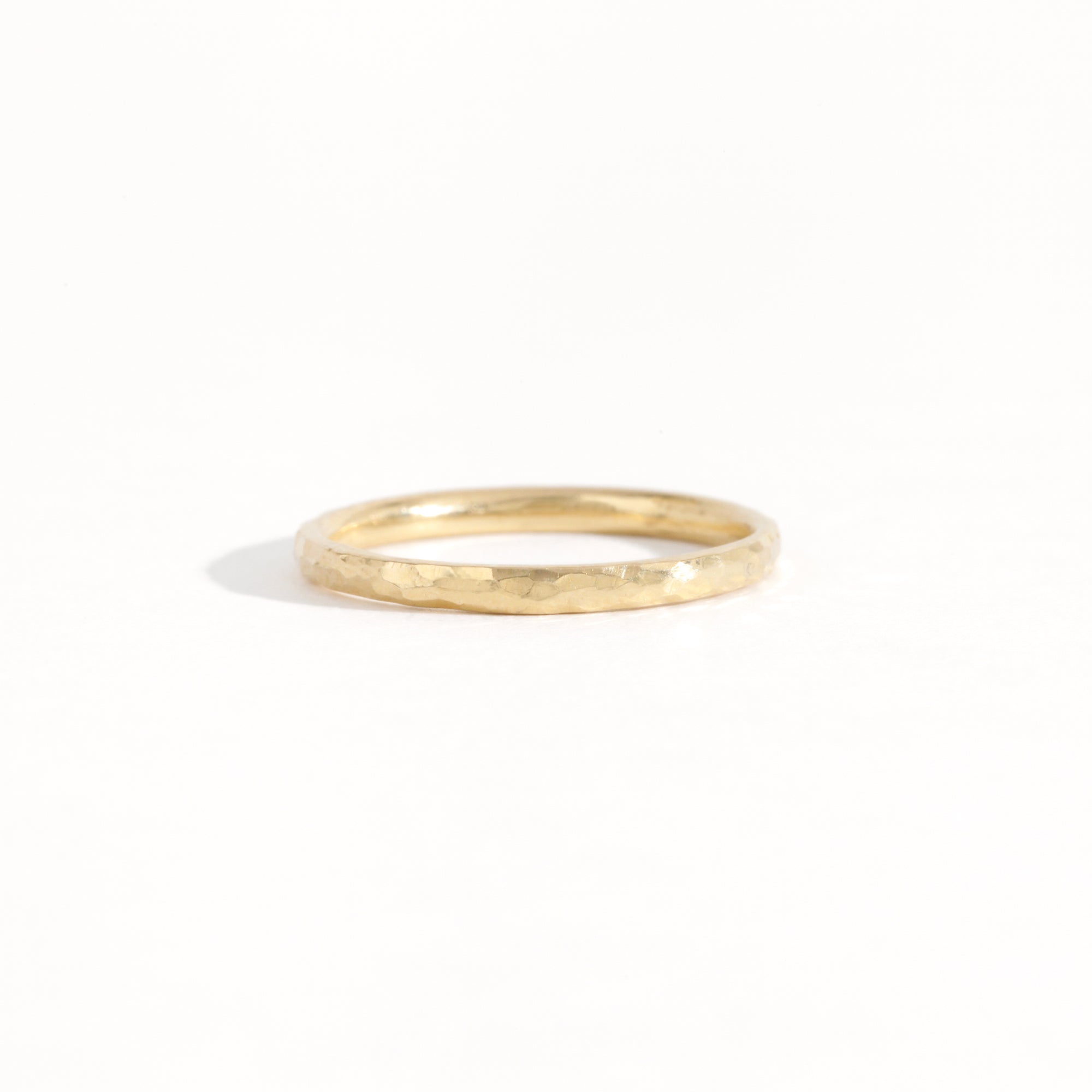 Handmade 18ct gold wedding band, Custom Bespoke Ring with chiselled finished,