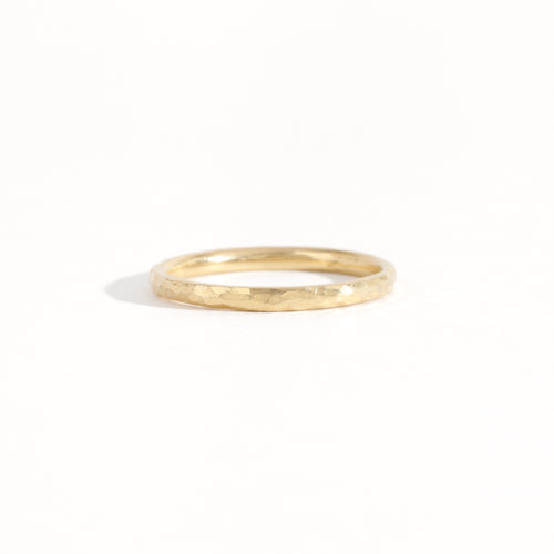 Handmade 18ct gold wedding band, Custom Bespoke Ring with chiselled finished,