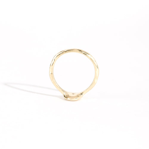 9ct yellow gold signet ring with star set pink sapphire in centre. Bespoke and handmade in Melbourne by Black Finch Jewellery