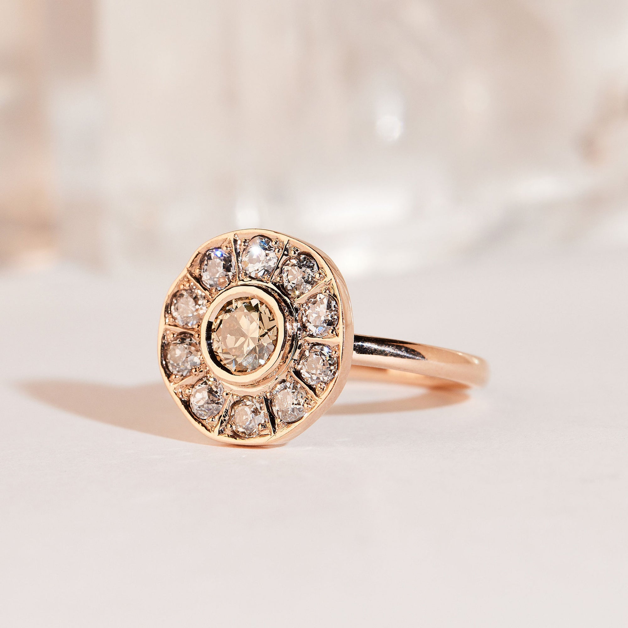 Sundial Diamond Ring