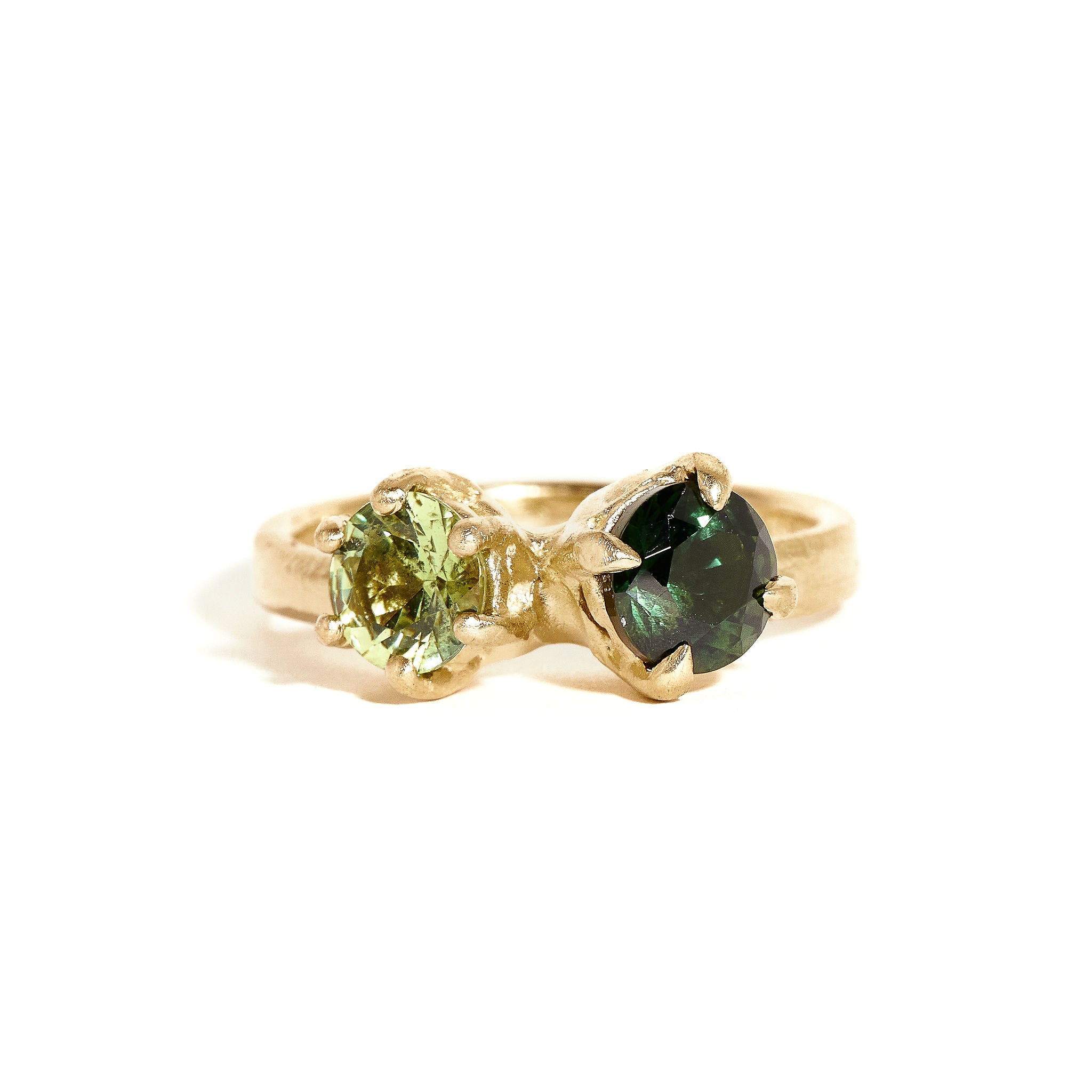 Multi Coloured Sapphire Ring - Yellow Gold