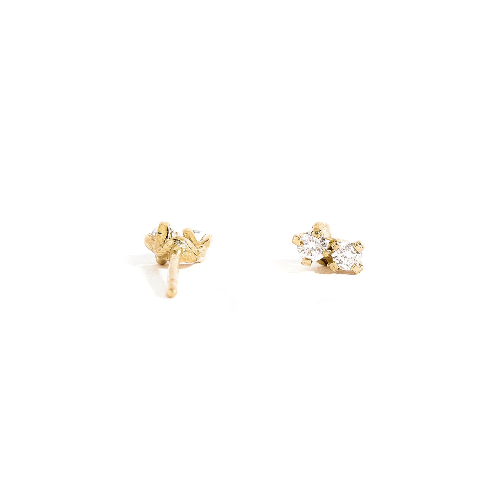 Twin Flame Diamond Earrings