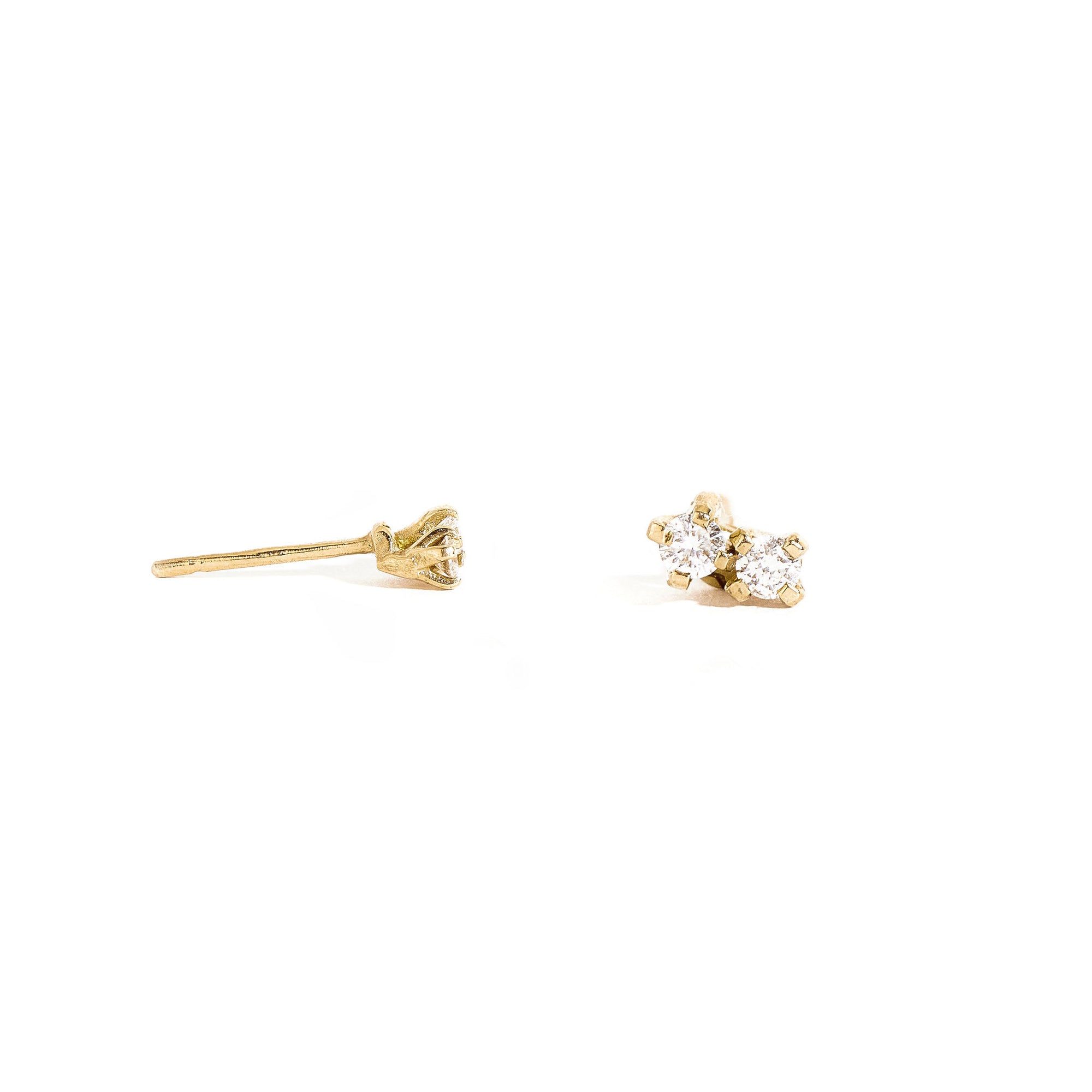 Twin Flame Diamond Earrings