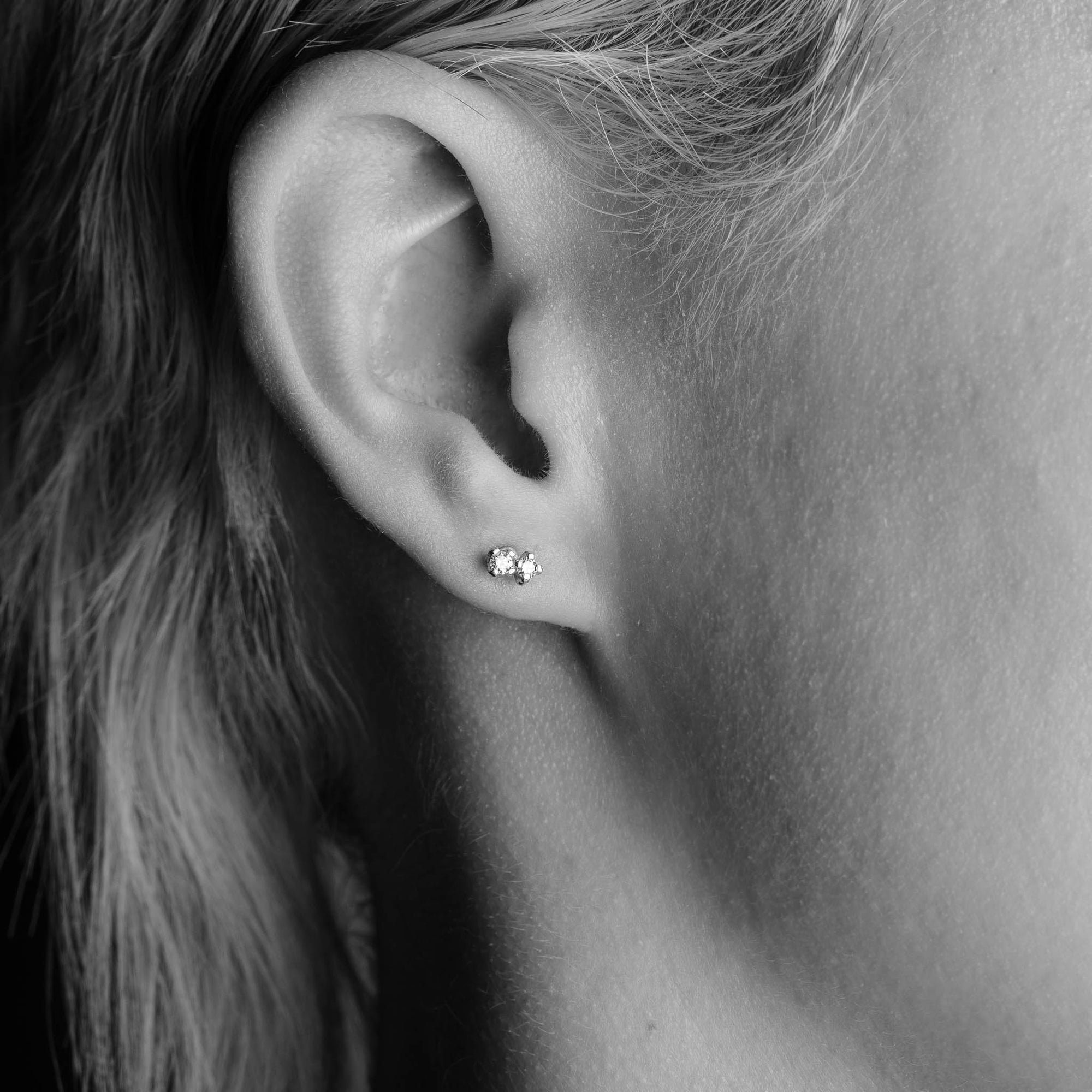 Twin Flame Diamond Earrings
